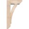 Ekena Millwork Thorton Slat Smooth Bracket w/ Offset Brace, Douglas Fir, 5 1/2"W x 14"D x 26"H BKT0604X14X26THR06SDF - alternate 4